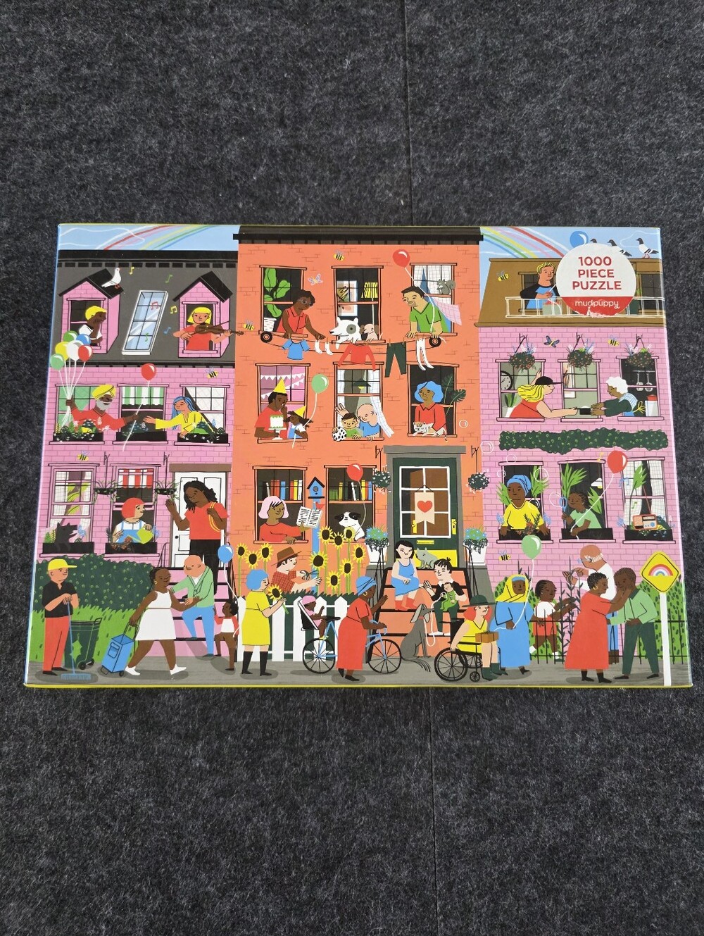 Mudpuppy Hey Neighbors! 1000 Piece Jigsaw Puzzle